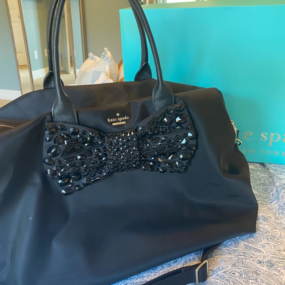 Kate Spade nylon overnight weekend bag